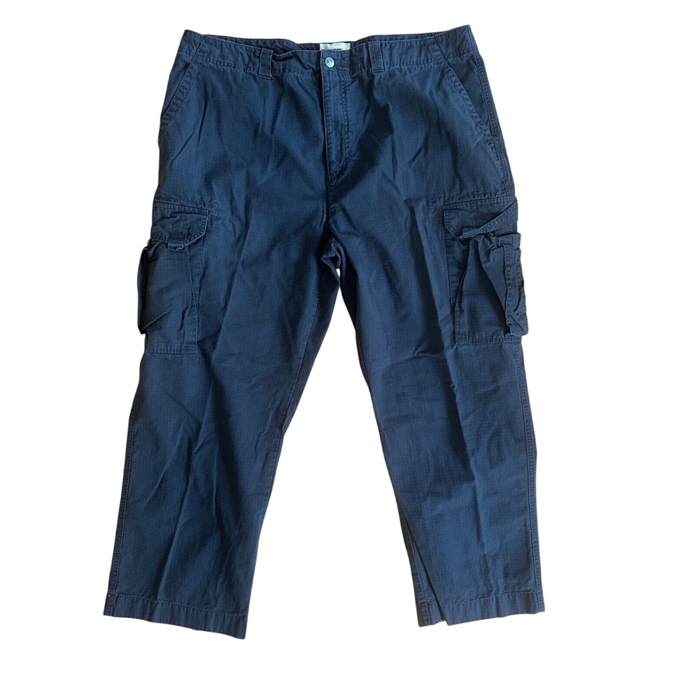 Gander Mountain Cargo Pants Mens 42x30 Gray Ripstop Outdoor Utility Rugged